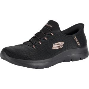 Skechers Womens Hands Free Slip-ins Summits-Classy Night(Black_gold)