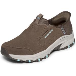 Skechers Women’s Hillcrest Sunapee Hands Free Slip-In Loafers(Dark/Taupe)