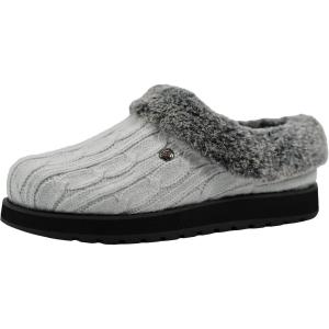 Skechers Women’s Keepsakes – Ice Angel Slipper(Black/Charcoal)