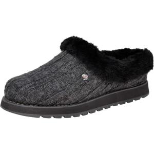 Skechers Women’s Keepsakes – Ice Angel Slipper(Charcoal/Black)