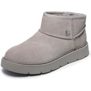 Skechers Women’s Keepsakes Cozy Mini Hands Free Slip-ins Snow Boot(Taupe)