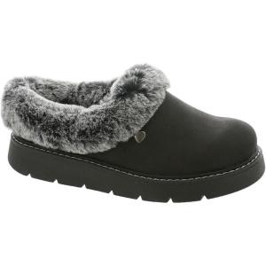 Skechers Women’s Keepsakes Lite – Cozy Blend Slippers(Black)