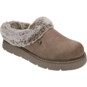 Skechers Women’s Keepsakes Lite – Cozy Blend Slippers(Taupe)