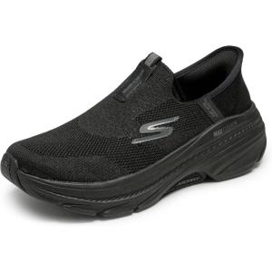 Skechers Womens Max Cushioning Arch Fit 2.0 Cambridge Hands Free Slip-ins(Black)