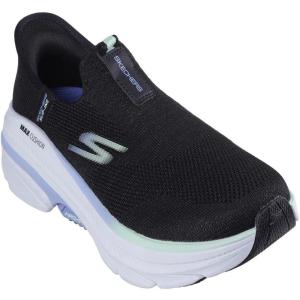 Skechers Womens Max Cushioning Arch Fit 2.0 Cambridge Hands Free Slip-ins(Black/Blue)