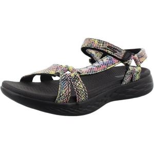 Skechers Women’s On-The-go 600-Brilliancy Sport Sandal(Black/Multi)