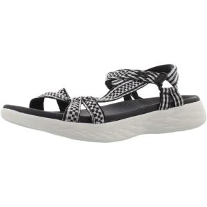 Skechers Women’s On-The-go 600-Brilliancy Sport Sandal(Black/White-black)