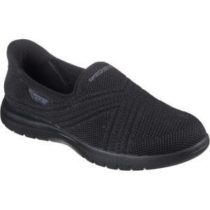 Skechers Womens On-The-go Flex – Excellency Hands Free Slip-ins(Black/Black)