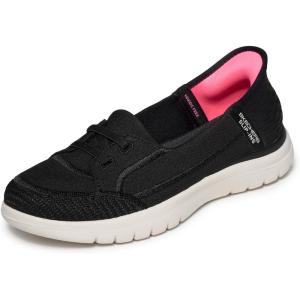 Skechers Women’s On-the-GO Flex – Top Notch Slip-In Sneakers(Black/White)