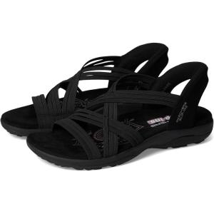 Skechers Women’s REGGAE SLIM – Simply Stretch(Black/Black)