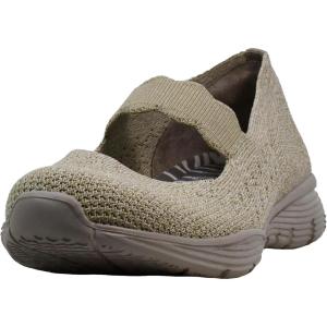 Skechers Women’s Seager – Power Hitter – Engineered Knit Mary Jane(Taupe)