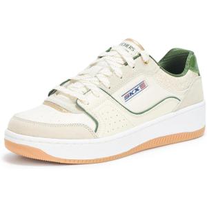 Skechers Womens Sport Court 2.0-Metallic Brea(Natural/Green)