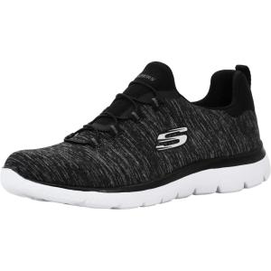 Skecher’s Women’s Summits – Quick Getaway Sneaker(Black/White)