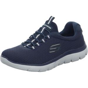 Skecher’s Women’s Summits – Quick Getaway Sneaker(Blue (Navy Mesh/Trim Nvy))