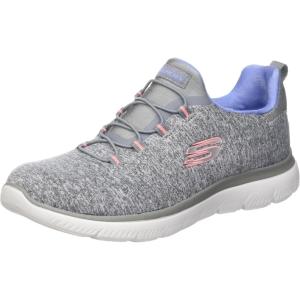 Skecher’s Women’s Summits – Quick Getaway Sneaker(Gray/Blue)
