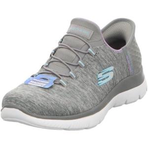 Skecher’s Women’s Summits – Quick Getaway Sneaker(Gray/Multi)