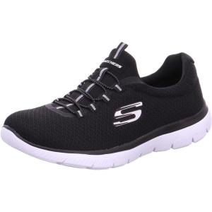 Skechers Women’s Summits Sneaker(Black/White)