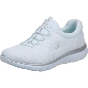 Skechers Women’s Summits Sneaker(White/Silver)