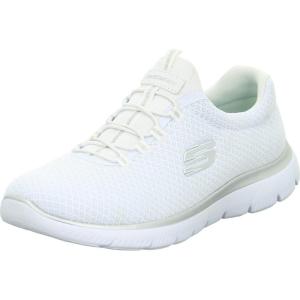 Skechers Womens Summits-top Player(White/Silver)