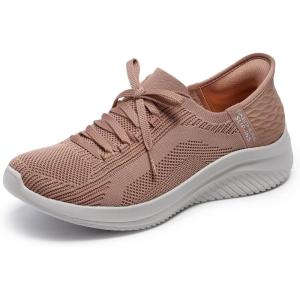 Skechers Women’s Ultra Flex 3.0 Slip-ins Sneakers(Tan)