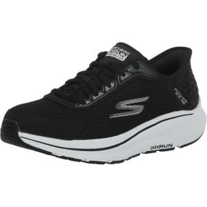 Skechers Womens Women’s Hands Free Slip-ins Go Run Consistent 2.0 Endure Sneaker(Black/Silver)