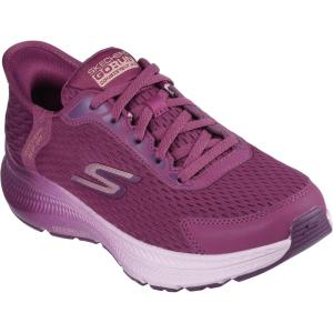 Skechers Womens Women’s Hands Free Slip-ins Go Run Consistent 2.0 Endure Sneaker(Raspberry Textile Purple Trim)