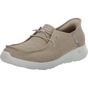 Skechers Womens Women’s Hands Free Slip-ins Go Walk Joy Moc Toe Casual Shoe(Natural)