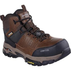 Skechers mens Arch Fit Tarver Composite Toe(Brbk)