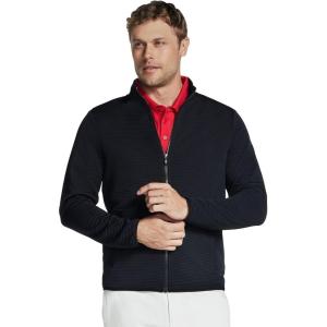 Skechers mens The Hoodless Hoodie Ottoman Jacket(Black)