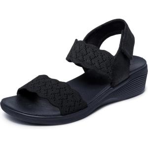 Skechers womens Arya – on the Rise(Black/Black)