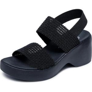 Skechers womens Cali Day(Black/Black)