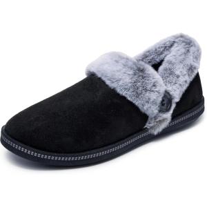 Skechers womens Cozy Campfire-fresh Toast(Black)