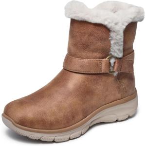 Skechers womens Easy Going – Dreamers Move – Hands Free Slip-ins(Chestnut)