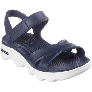 Skechers womens Foamies Massage Fit – Heartfelt(Navy/White)