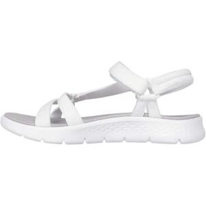 Skechers womens On-the-go Go Walk Flex Sandal – Sublime(White/Grey)