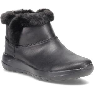 Skechers womens On-the-go Go Walk Joy – Bundle Up Boot(Black)
