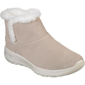 Skechers womens On-the-go Go Walk Joy – Bundle Up Boot(Taupe)