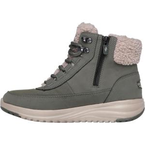 Skechers womens On-the-go Stellar Alpine Adventure(Olive Synthetic)