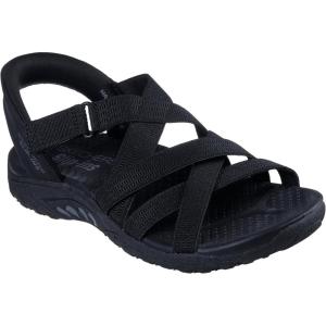 Skechers womens Reggae – Strollin’ on(Black/Black)