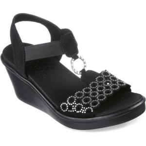 Skechers womens Rumble on – Queen B2(Black/Silver)