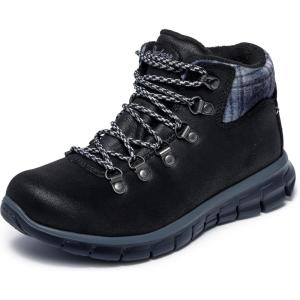 Skechers womens Synergy – Plaid Mood(Black)