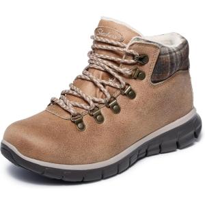 Skechers womens Synergy – Plaid Mood(Chestnut)