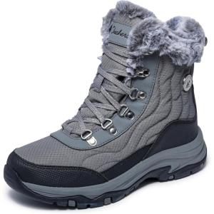 Skechers womens Trego – Stormie(Charcoal)