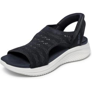 Skechers womens Ultra Flex 3.0 – Sun Warmth Hands Free Slip-ins(Black)