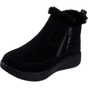 Skechers womens Wilshire Blvd – Fresh Zip(Black/Black)