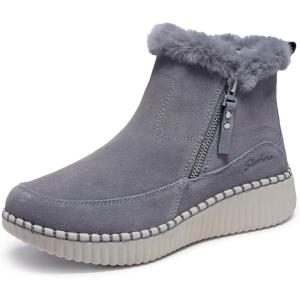 Skechers womens Wilshire Blvd – Fresh Zip(Grey)
