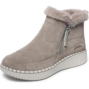 Skechers womens Wilshire Blvd – Fresh Zip(Taupe)