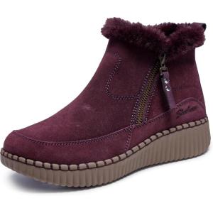 Skechers womens Wilshire Blvd – Fresh Zip(Wine)