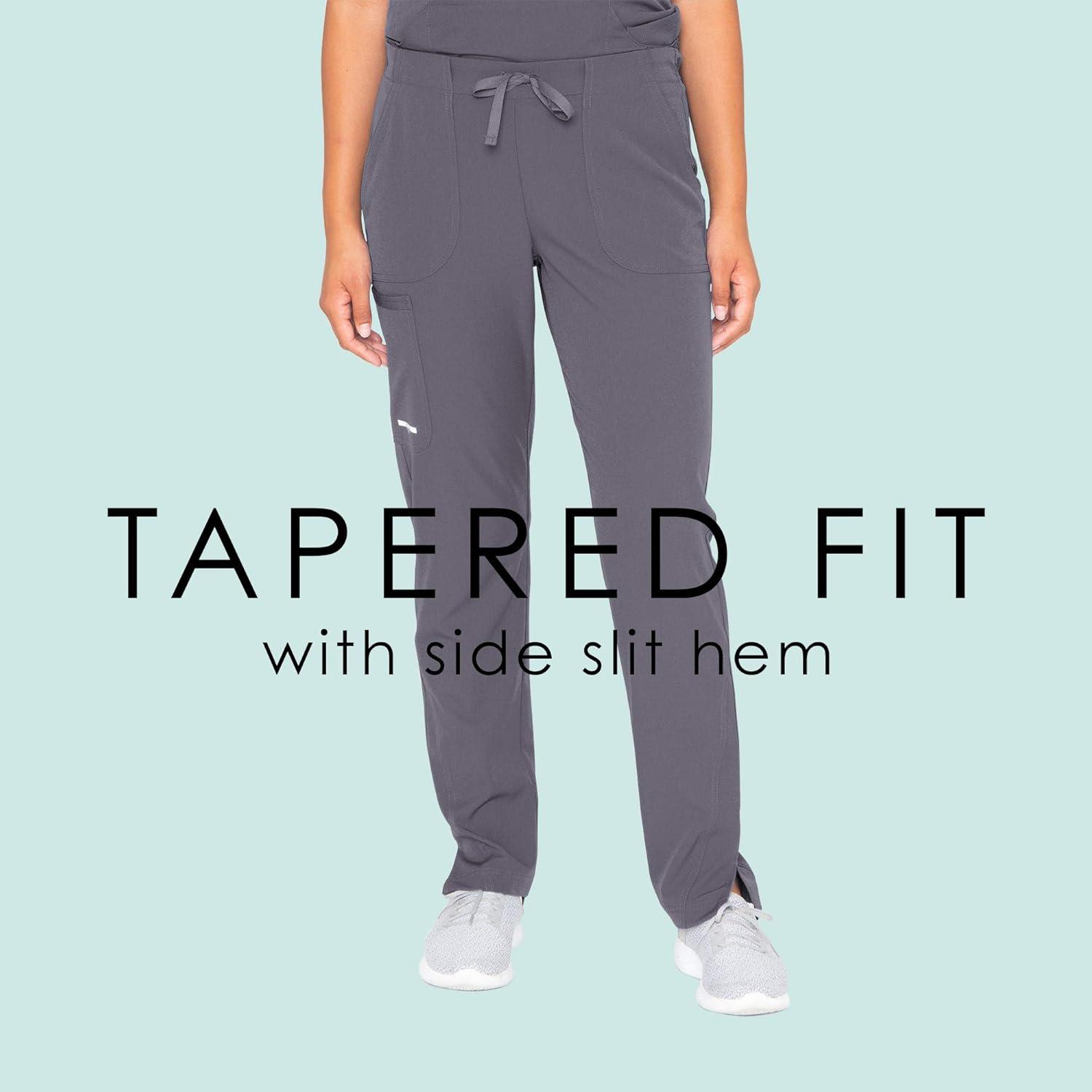 imageBARCO Skechers Vitality Charge Scrub Pant for Women MidRise Medical Pant 4Way Stretch Womens Scrub PantPewter