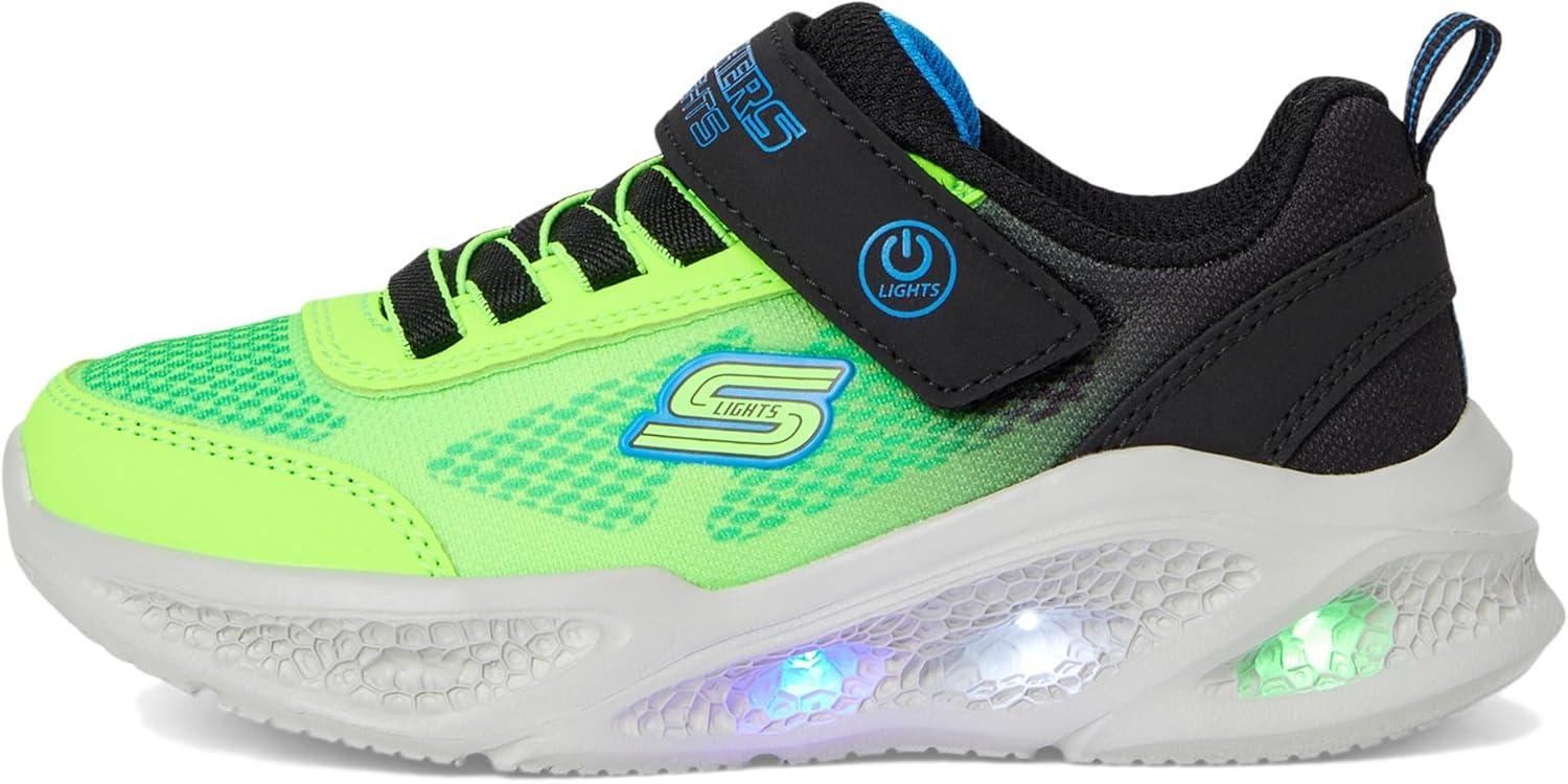 imageSKECHERS Boys MeteorLightskrendoBlackBlueLime